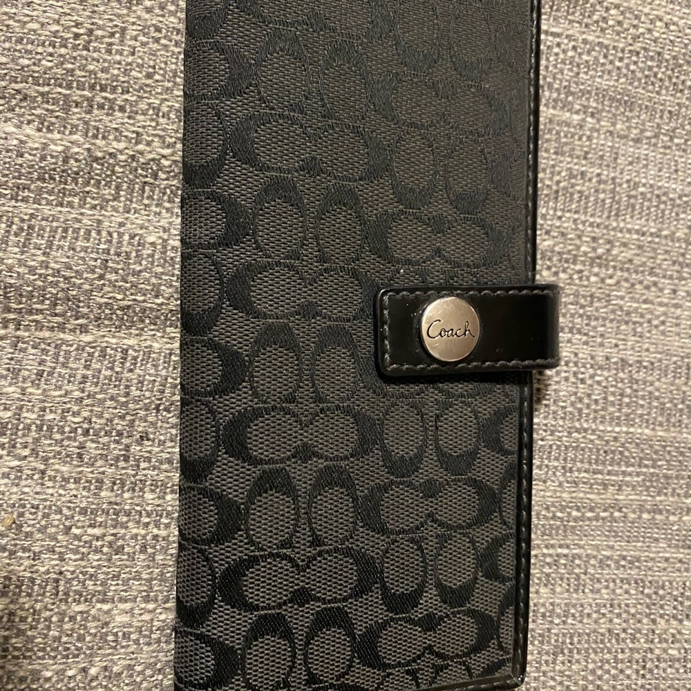 Authentic Coach check book cover